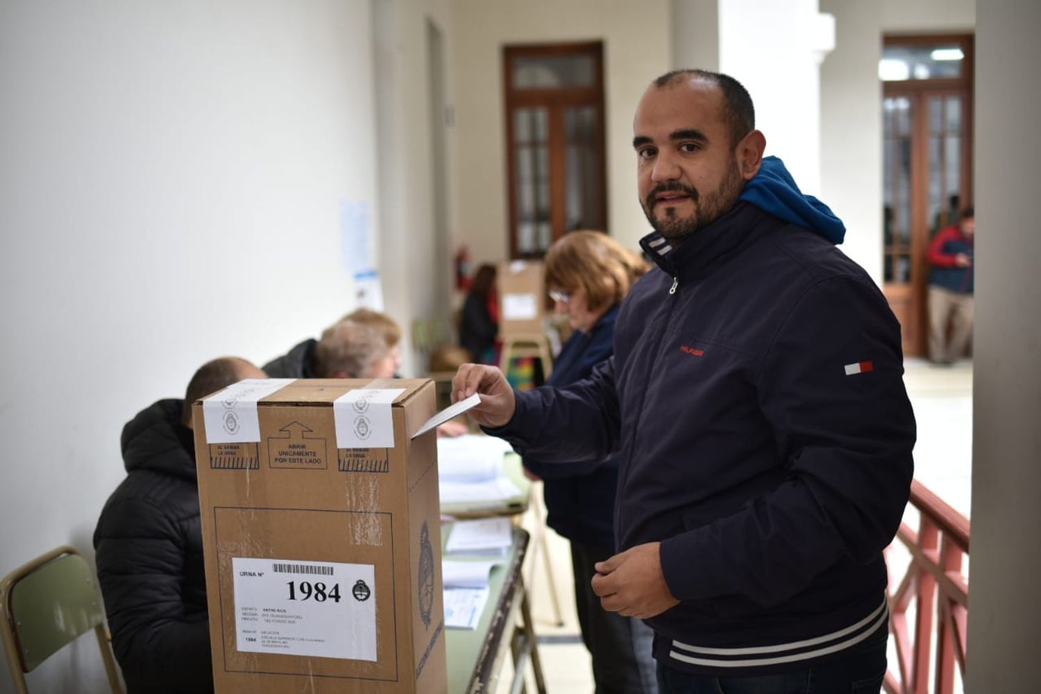 Gamarra, el primero en votar