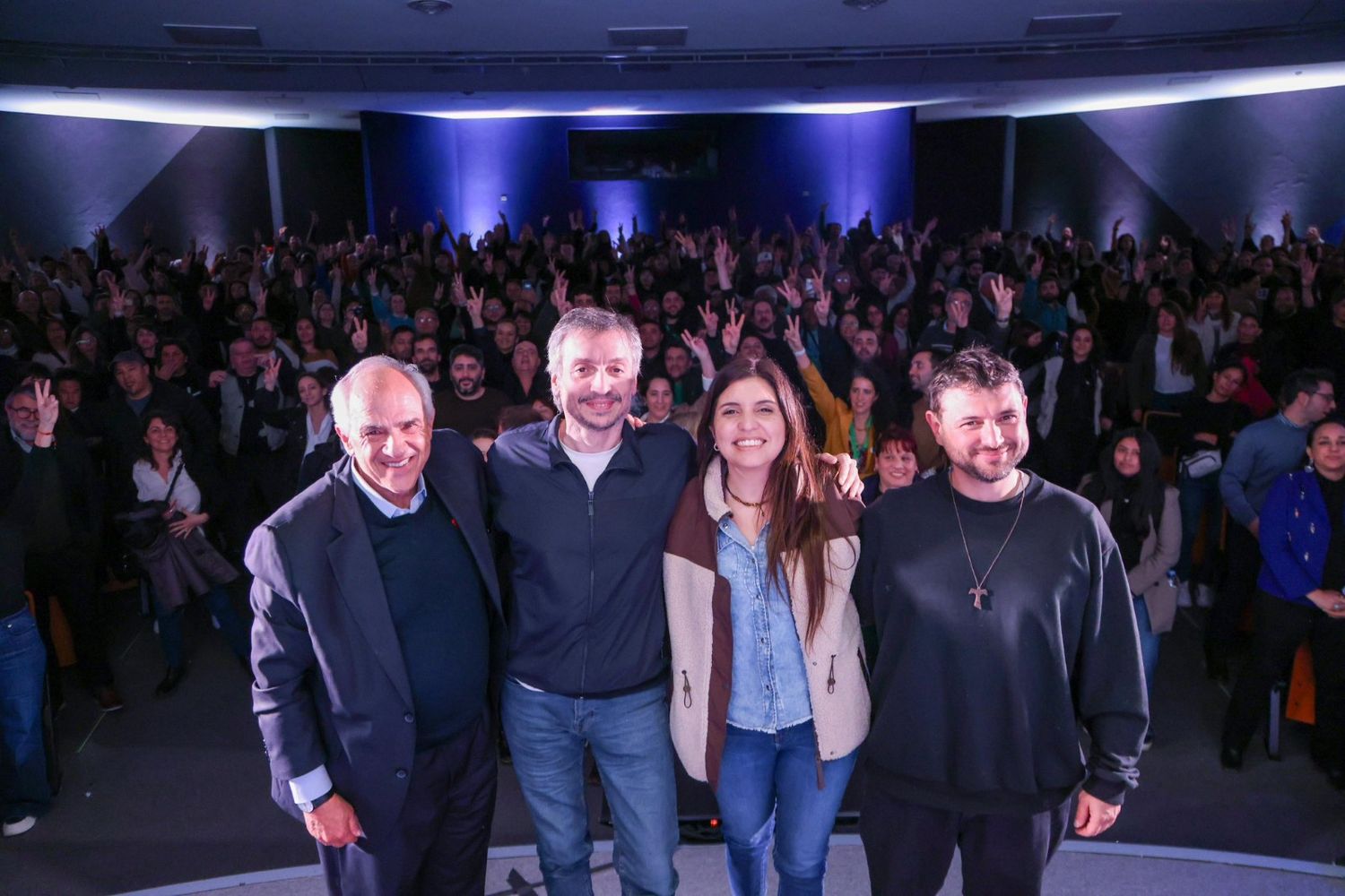 Daniela Vilar fue la impulsora del congreso en el que participaron los dirigentes.