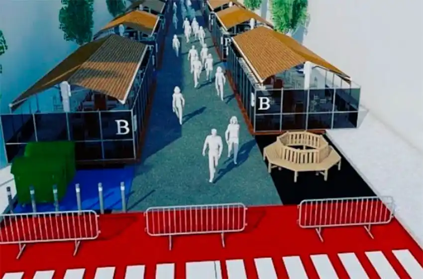 Gastronómicos proponen peatonalizar Belgrano y cambiar el recorrido de los colectivos