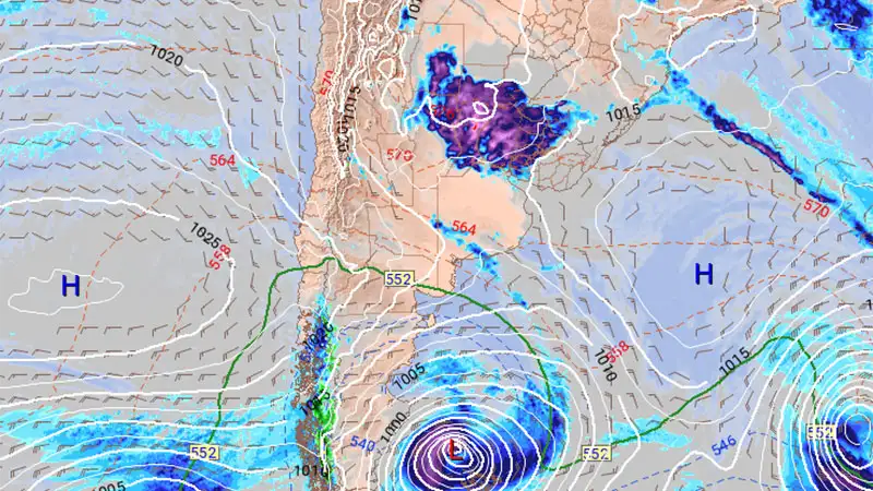 Alertan que Entre Ríos estará otra vez en el centro de un frente de tormentas