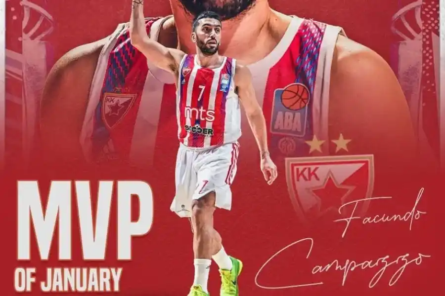 Campazzo el  MVP de enero 
