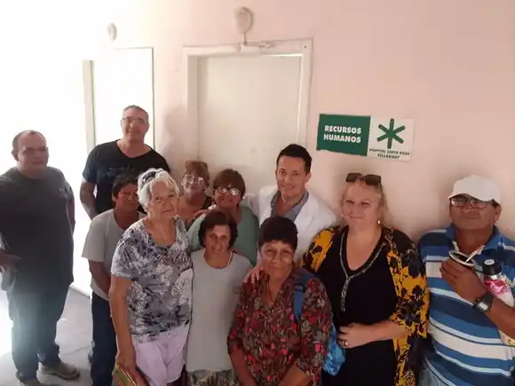 Reunión entre APAD, Barrios de Pie Libres Villaguay y autoridades del Hospital Santa Rosa