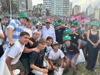Lunghi acompañó a la delegación tandilense en la inauguración de las finales en los Juegos Bonaerenses