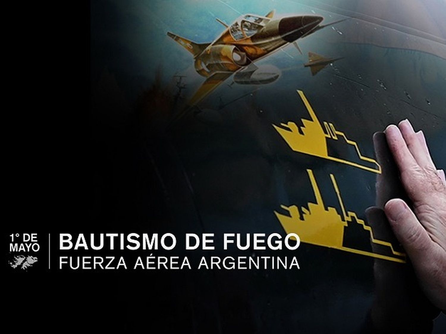 Se cumple el 43° aniversario del bautismo de fuego de la Fuerza Aérea Argentina