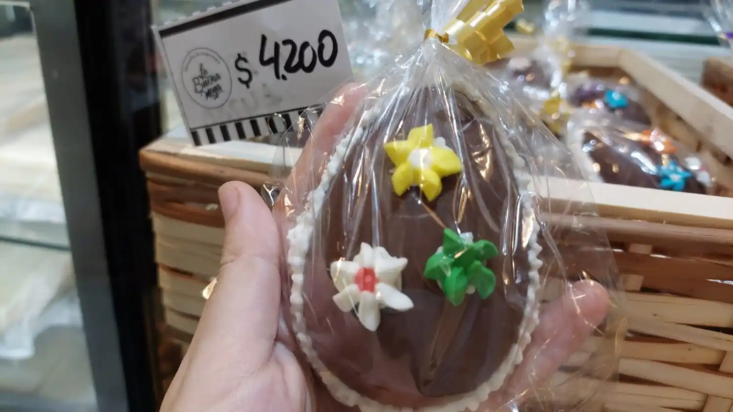 Huevo de chocolate. La Buena Moza