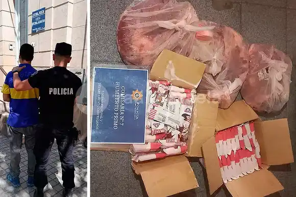 Robaron carne, cigarrillos, helados y otros elementos en un club de la región: allanamientos y secuestros