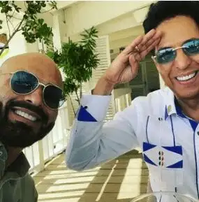 Víctor Drija cantó a dúo con Sheryl Rubio. Foto Instagram