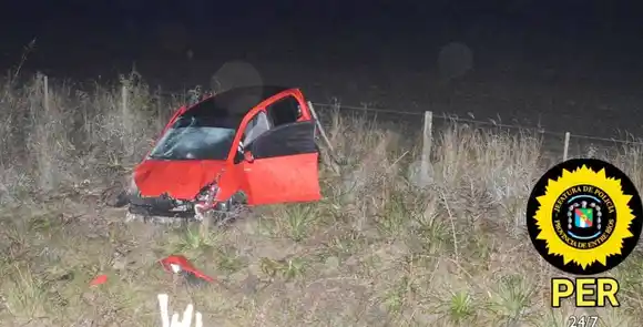Dos hombres resultaron con heridas tras un accidente en la Autovía 18
