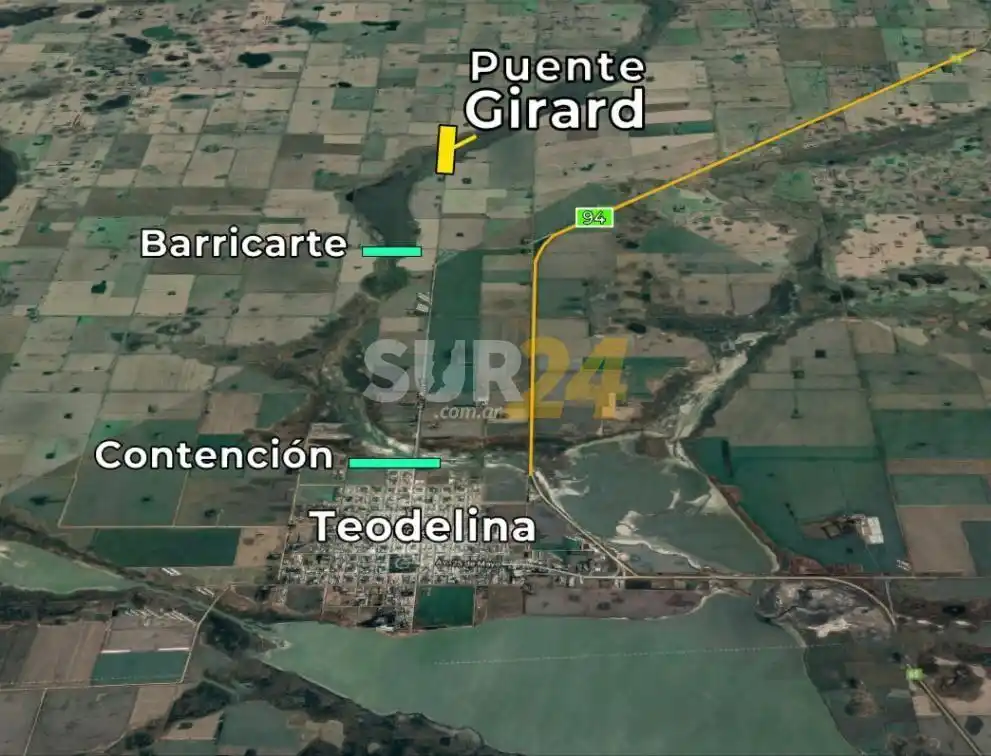 Enrico: “Es prioritario y urgente que se concrete la obra de defensa hídrica de Teodelina”  