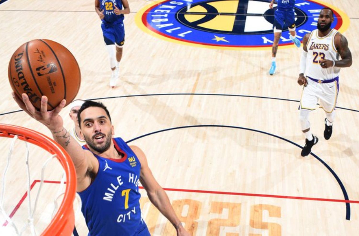 Con un gran Campazzo, Denver Nuggets derrotó a Los Angeles Lakers