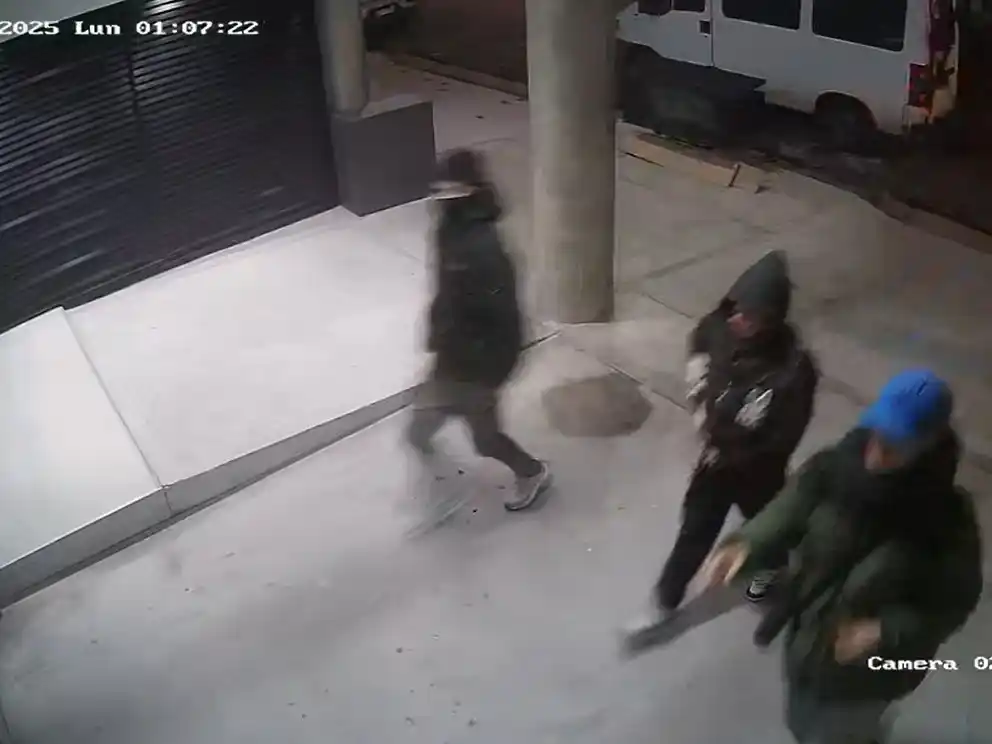 Eran ocho los malvivientes que intentaron abrir un portón en Balcarce e Italia.