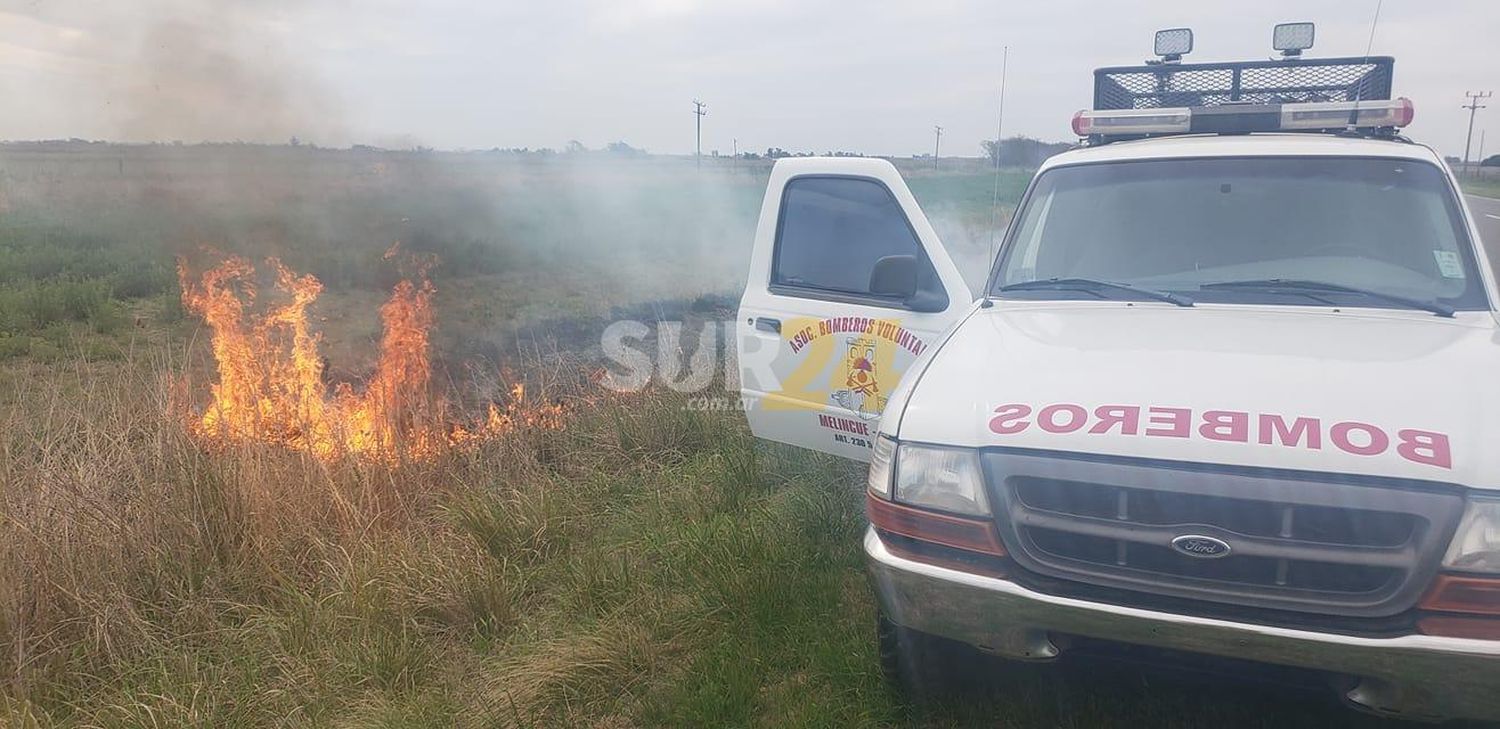 En Melincué no pueden dar con el pirómano que sigue provocando incendios