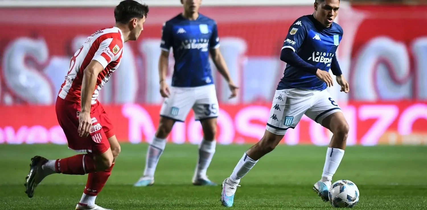 Con el debut de Almendra y Quintero, Racing igualó 1-1 con Unión en su comienzo por la Copa de la Liga