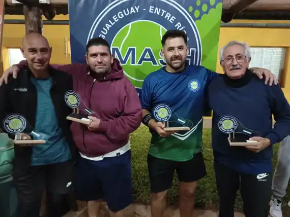 Vibrante tercera fecha del ranking anual de tenis criollo en Smash Tennis Club