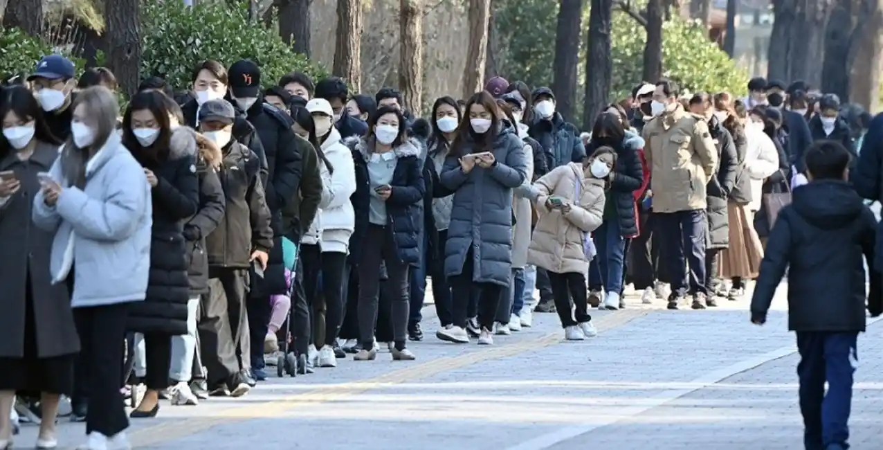 Corea del Sur: récord diario de casos de la variante Ómicron