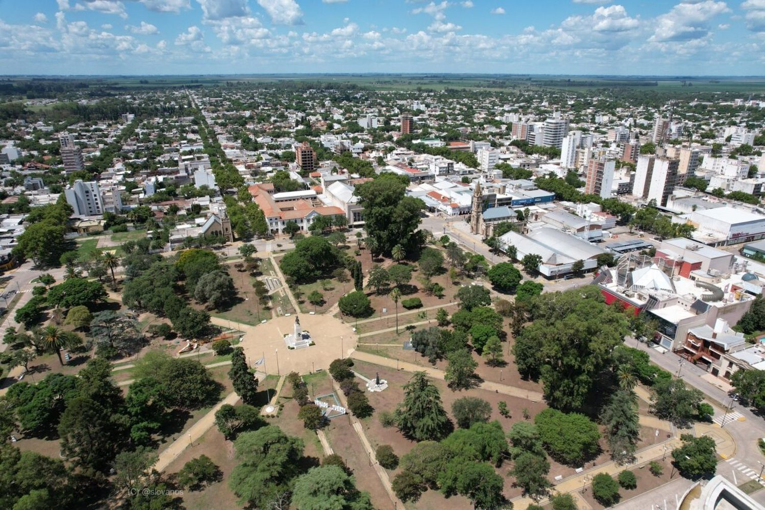 Imagen aérea de Venado Tuerto