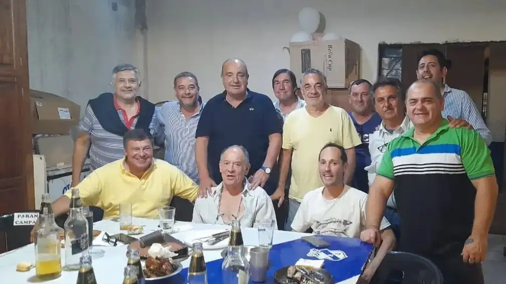 Celebración de algunos canillitas de la ciudad. (Foto archivo).