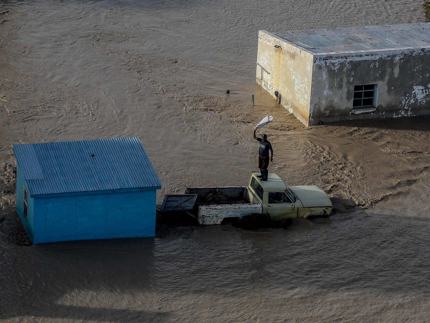 Un temporal provocó la peor catástrofe de la historia de Comodoro Rivadavia en 2017