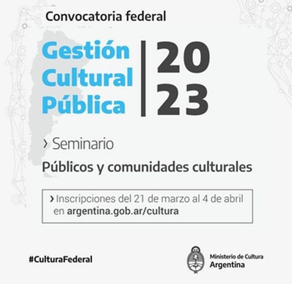 Seminario Virtual para la formación de gestores culturales públicos en políticas de inclusión y accesibilidad