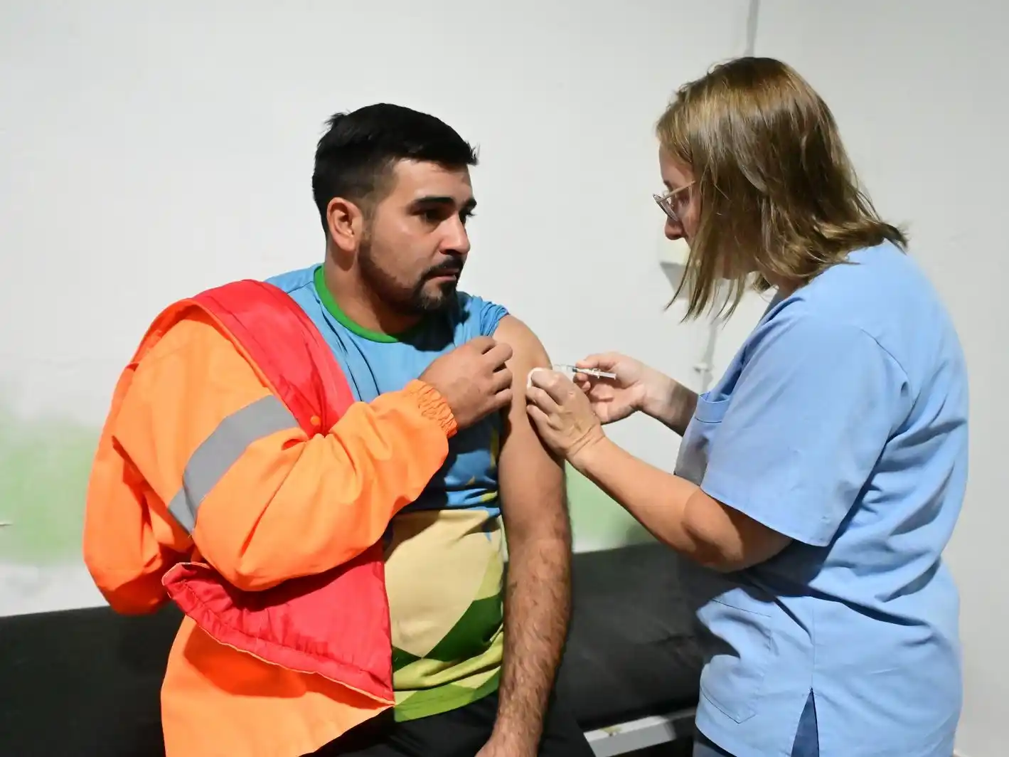 Cerca de 300 trabajadores de Higiene Urbana recibieron la vacuna antigripal