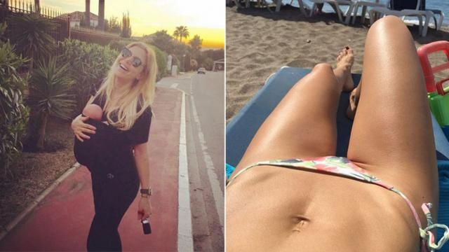 Evangelina Anderson mostró su figura a dos meses de dar a luz