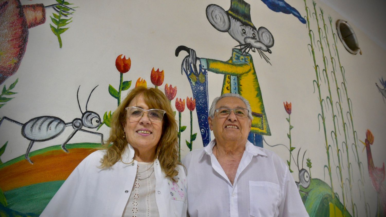 Día del Pediatra. Medio siglo de compromiso y enseñanza del doctor Patrignani. En la foto junto a su colega Ana Magnoli.