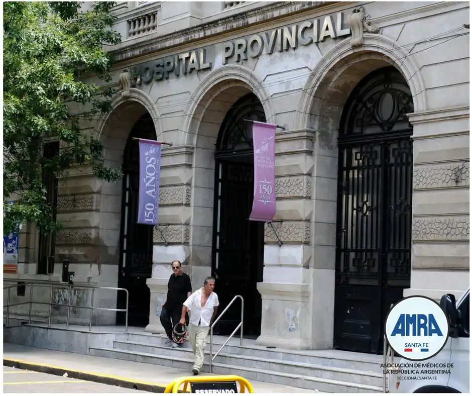 Robaron la sala de médicos de guardia del Hospital Provincial
