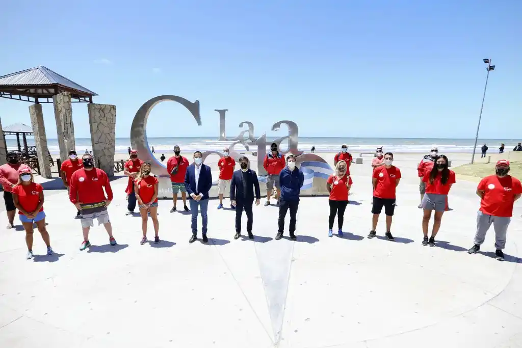 Kicillof recorrió obras sobre el corredor balneario