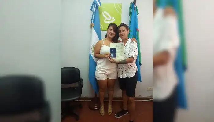 María y Florencia se casaron