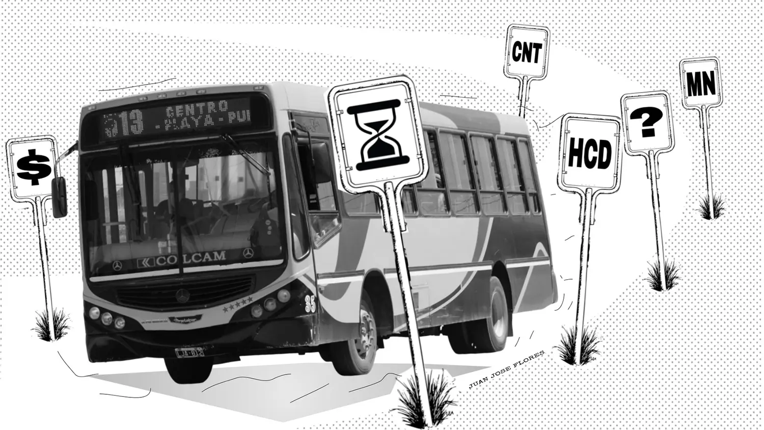 ¿Se suben al mismo colectivo?