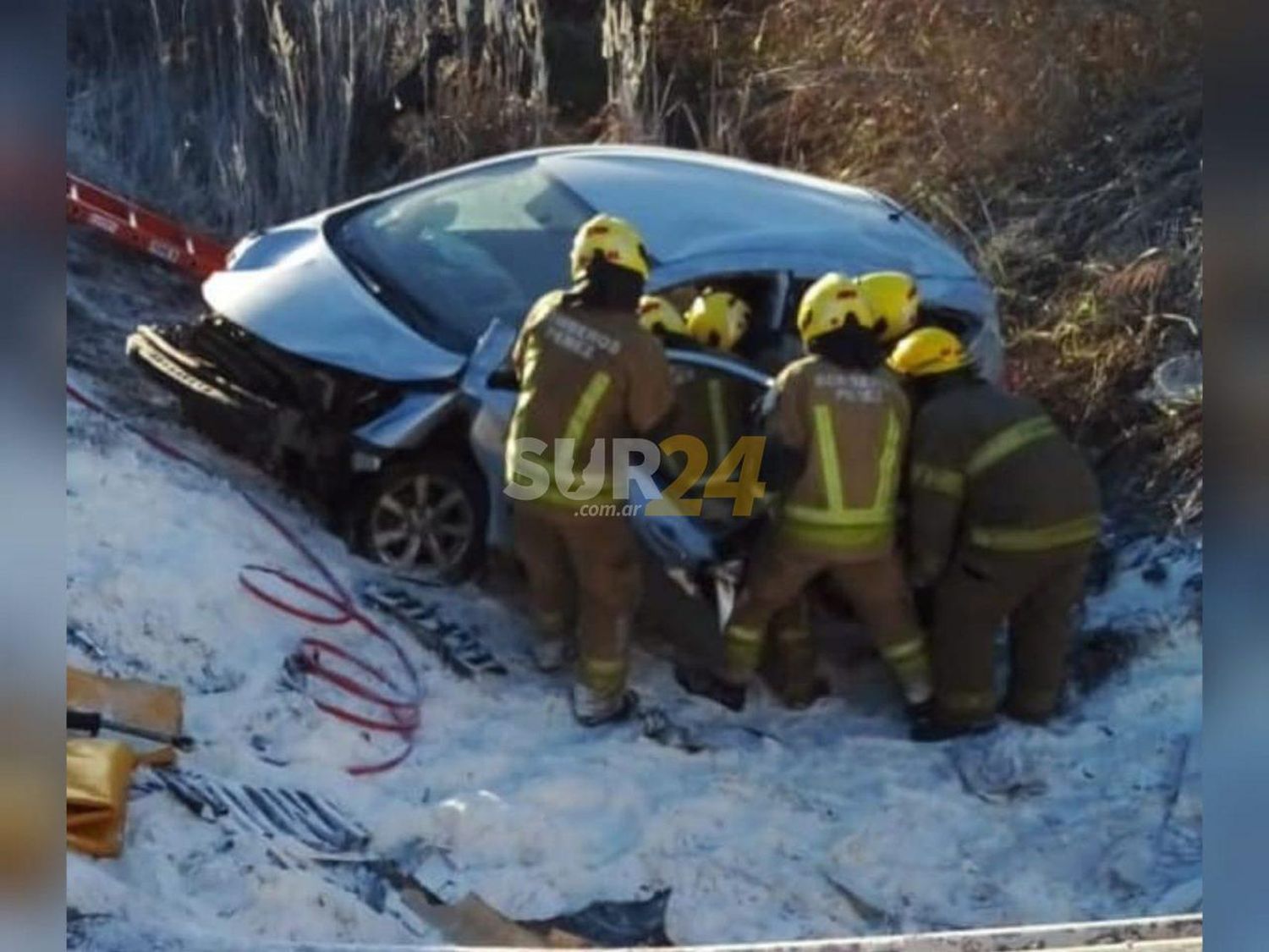 Ruta 33: impactante despiste en la “Curva de la muerte”  