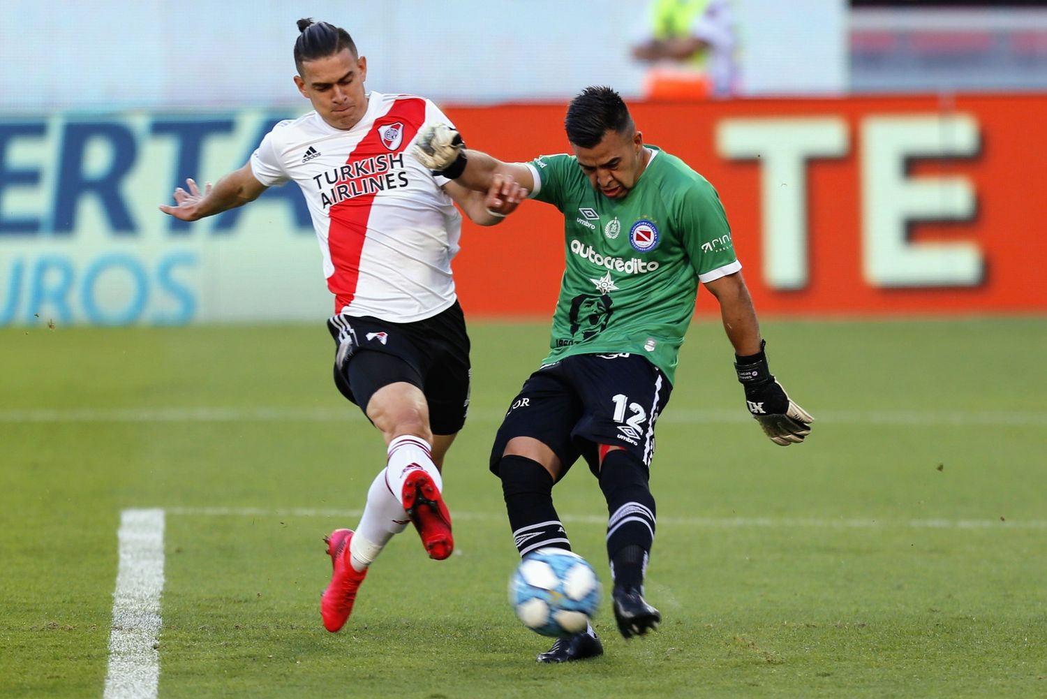 River y Argentinos empataron  en un vibrante partido por la Zona  Campeonato de la Copa Maradona