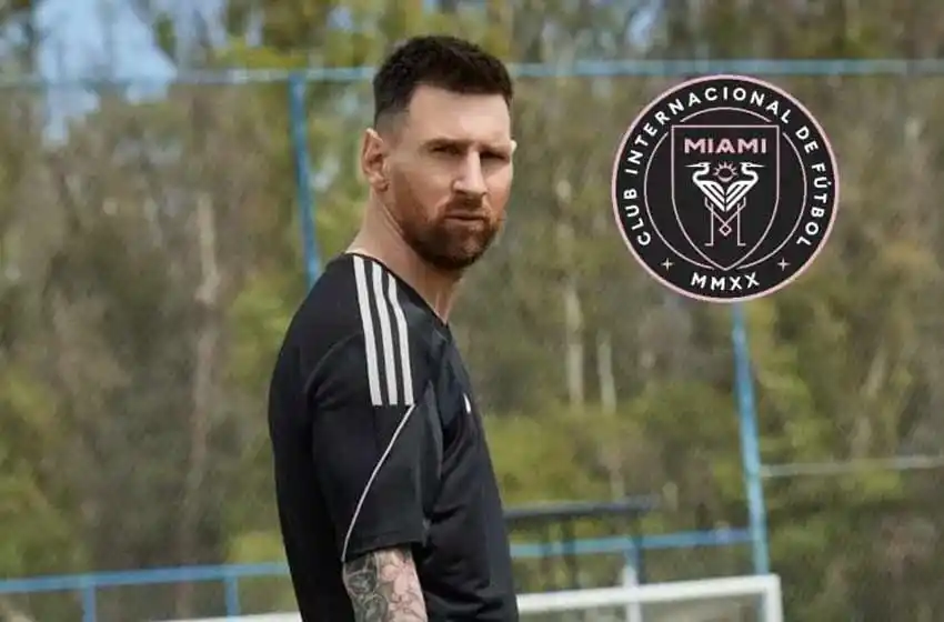 Messi ya entrenó con el plantel de Inter de Miami y firmará un contrato por 3 años