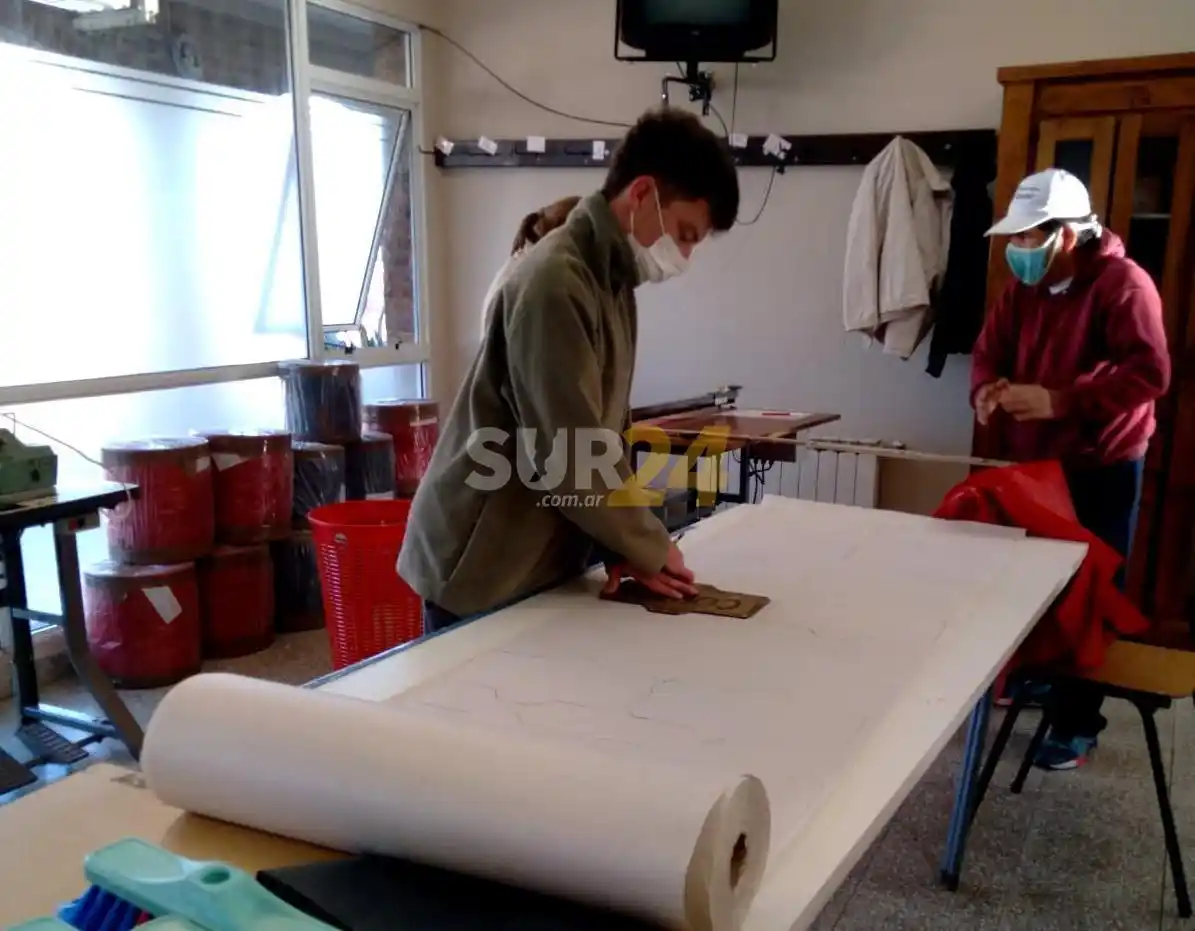 Villa Cañás: el Taller Protegido regresó a la actividad y elaborarán más productos para el hogar