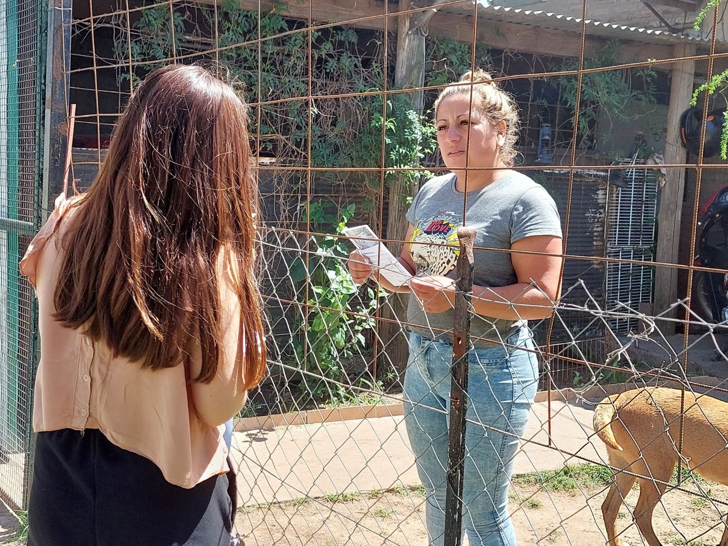 Los voluntarios salieron casa por casa para hablar con los vecinos.