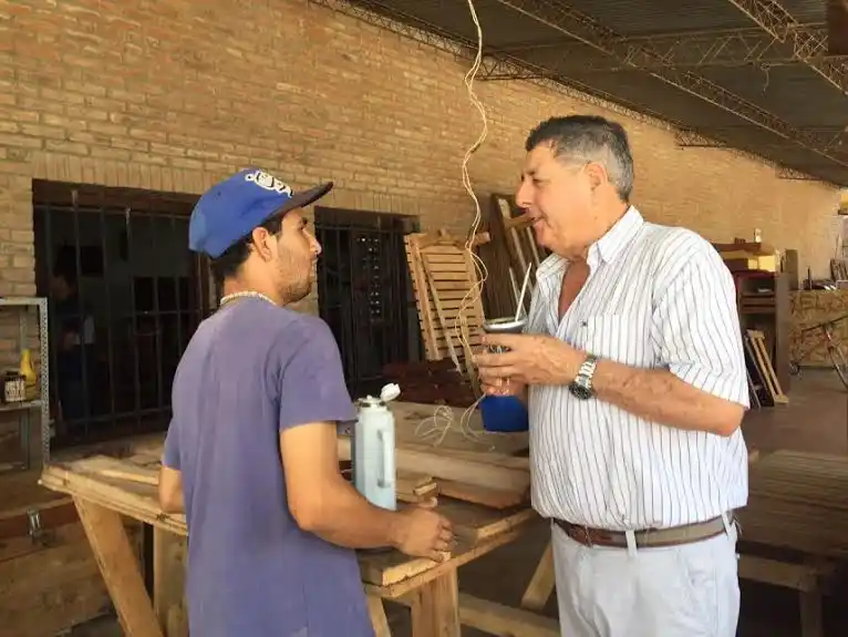 De Angeli visitó Concordia, Gualeguaychú y San Salvador