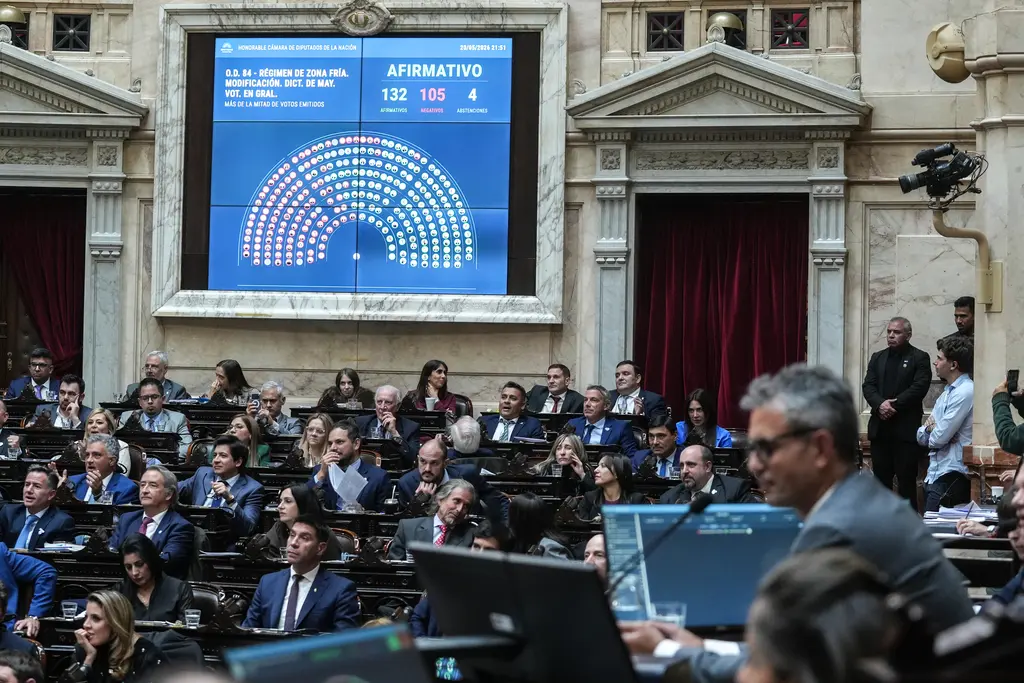 Diputados dio media sanción al recorte de subsidios por Zona Fría