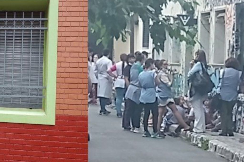 Explotó una bomba molotov en una escuela de Palermo