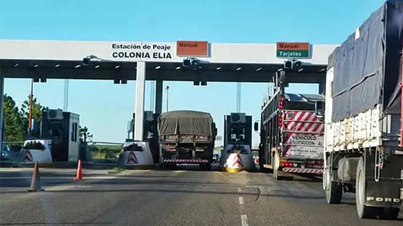 Desde este sábado aumentan las tarifas para los peajes ubicados sobre la Ruta 14