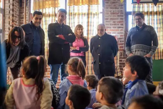 Aula digital móvil en un jardín de infantes