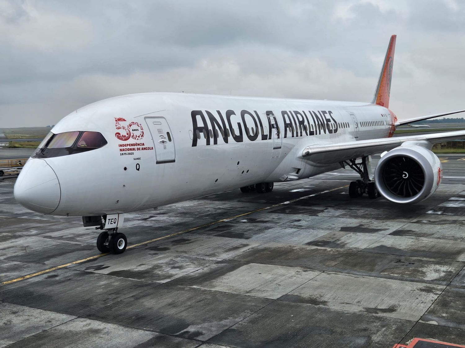 TAAG Angola Airlines inició una nueva era con el primer vuelo regular de su nuevo Boeing 787