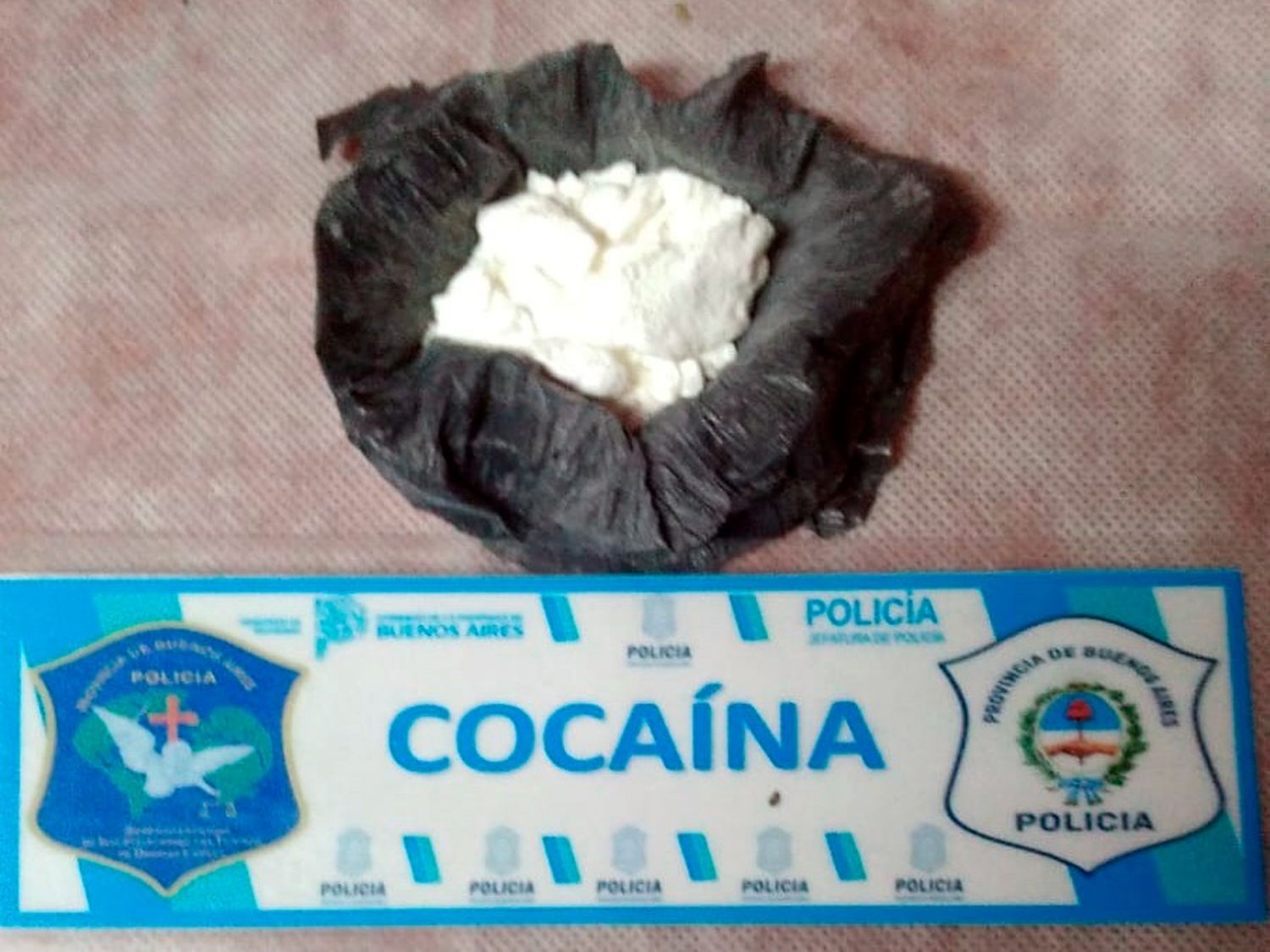 Parte de la droga incautada en los allanamientos policiales