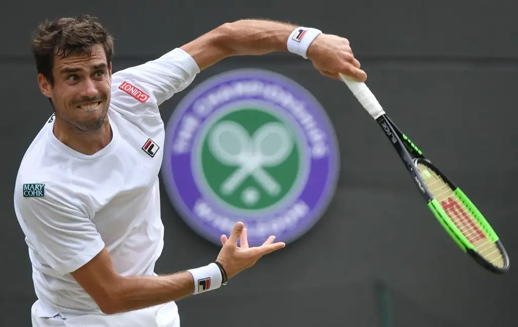 Bautista Agut le puso freno al avance de Guido Pella