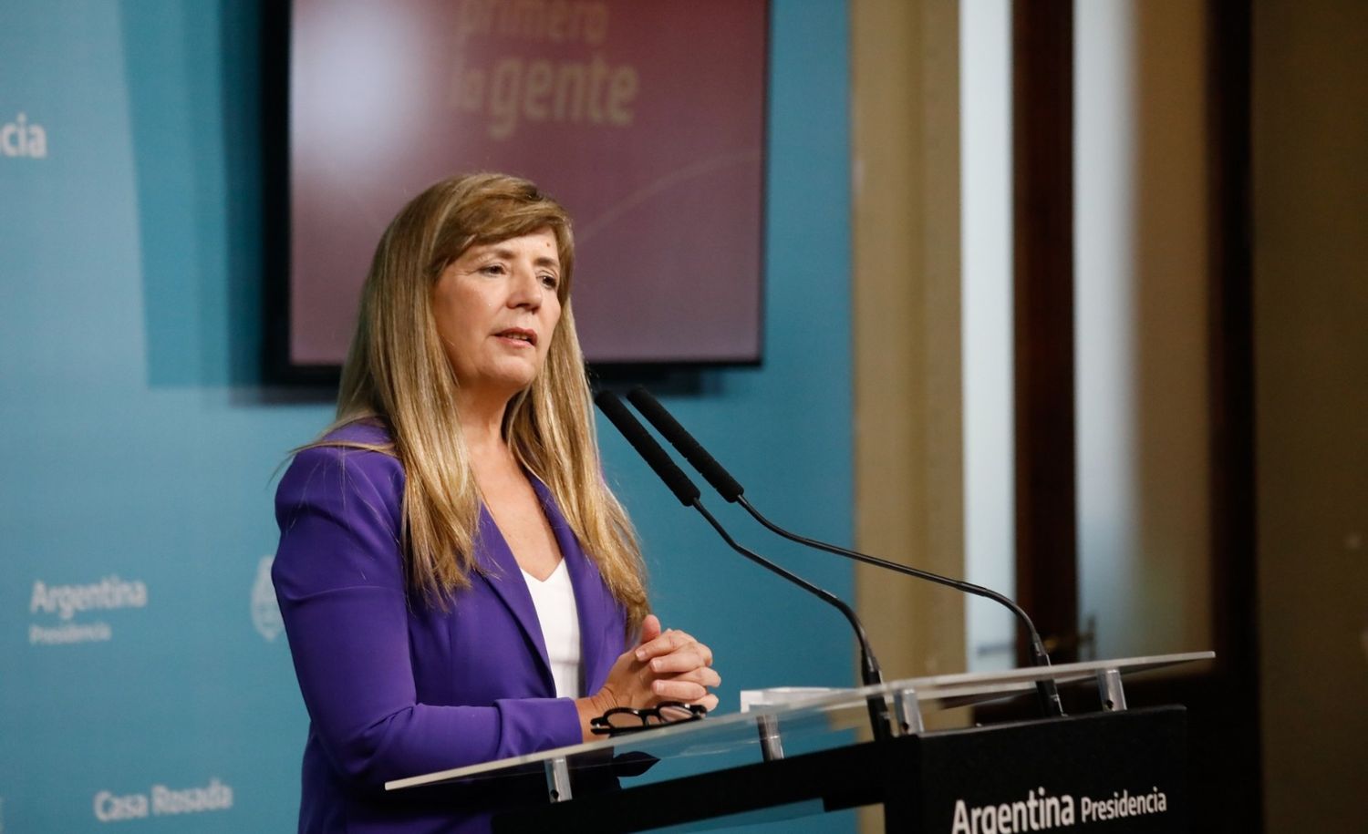 Gabriela Cerruti, Portavoz de Presidencia de la Nación.