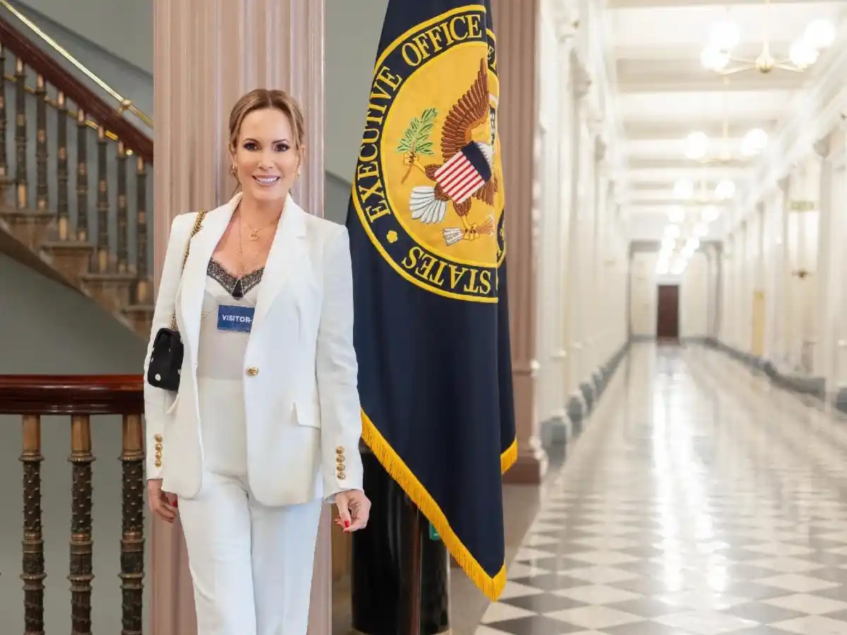 Natalia Denegri reconocida en la Casa Blanca por su liderazgo empresarial en Estados Unidos