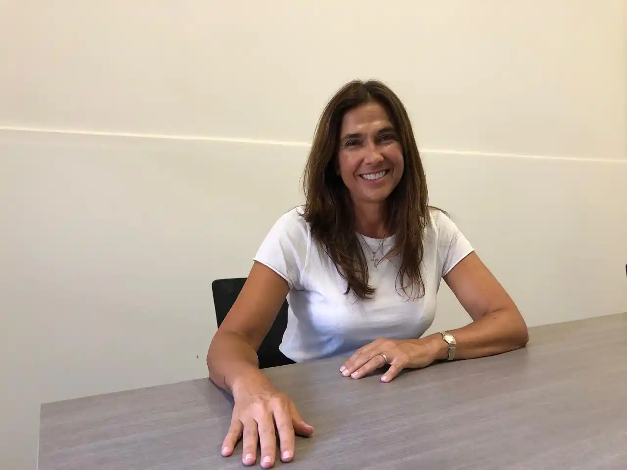 La ex funcionaria y candidata a diputada nacional, María Eugenia Talerico.