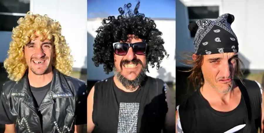 Un divertido homenaje rockero de “Los Marielenos”
