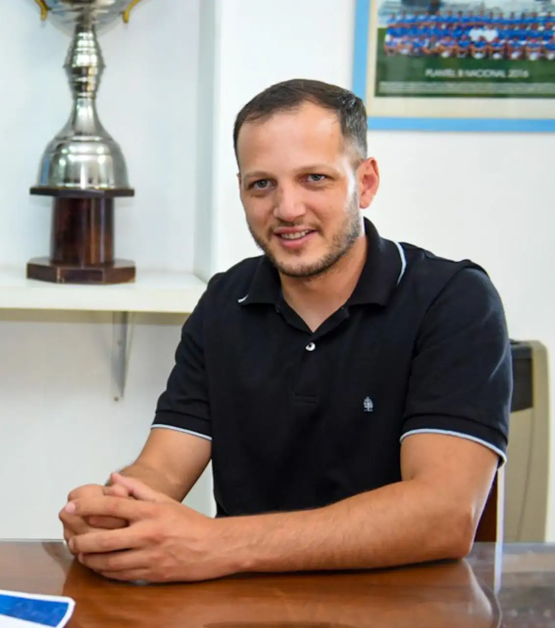 Cristhian Gómez, candidato por el oficialismo.