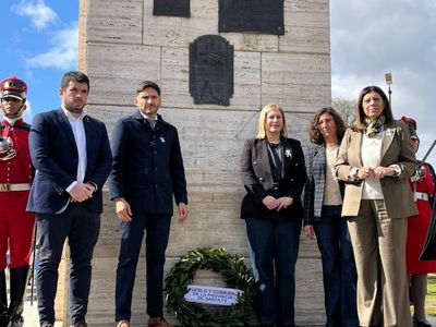 Pullaro y Chiarella encabezaron el acto en homenaje a José de San Martín