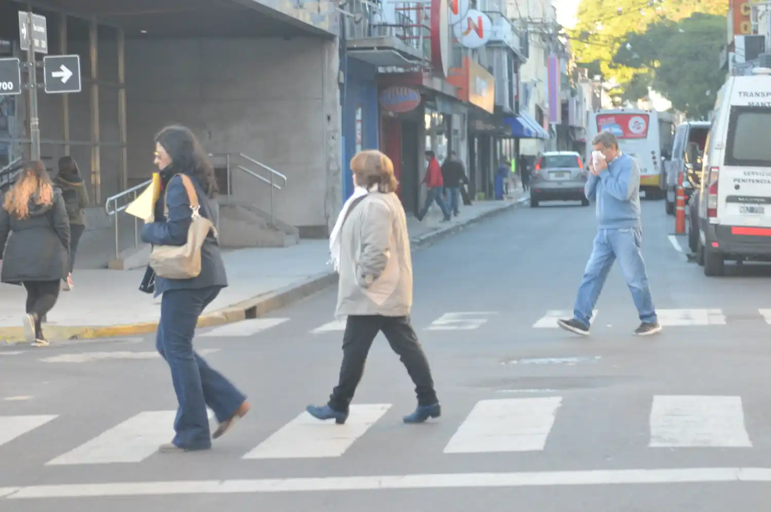 Jornada fría con cielo despejado en Santa Fe
